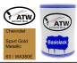 Preview: Chevrolet, Sport Gold Metallic, 63 / WA380E: 500ml Lackdose, von ATW Autoteile West.